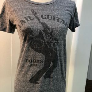 Obey Tops - Obey Prison Guitar Doors Tee - Small Obey Tops - Obey Prison Guitar Doors Tee - Small
